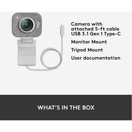 Logitech StreamCam USB Webcam White | Klikk Malta