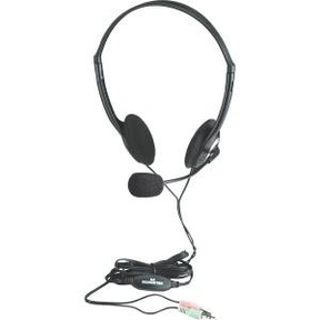 Manhattan Standard Stereo Headset Black | Klikk Malta