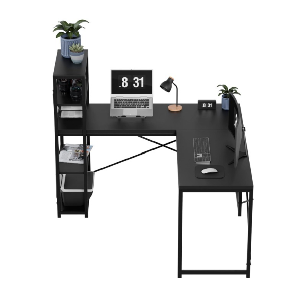 Mark Adler 145cm Corner Desk Black | Klikk Malta