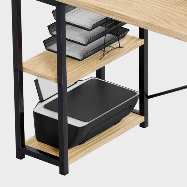 Mark Adler 145cm Corner Desk Oak | Klikk Malta