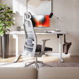 Mark Adler Leader 140cm Electric Desk White | Klikk Malta