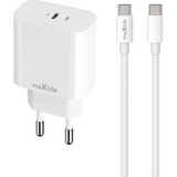 Maxlife PD QC Charger 1x USB-C 20W white + ... | Klikk Malta