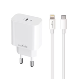 Maxlife PD QC Charger 1x USB-C 20W white + ... | Klikk Malta