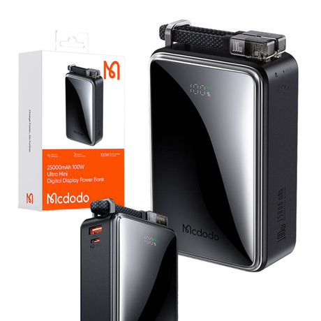 Mcdodo 25000mAh 100W Power Bank with Digita... | Klikk Malta