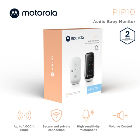 Motorola PIP10 Portable Audio Baby Monitor | Klikk Malta