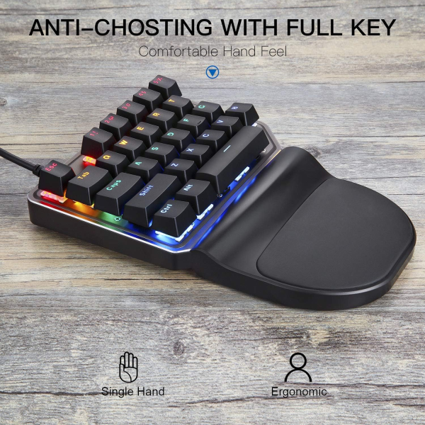Motospeed K27 RGB Mechanical Gaming Keypad | Klikk Malta