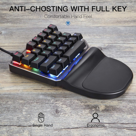 Motospeed K27 RGB Mechanical Gaming Keypad | Klikk Malta