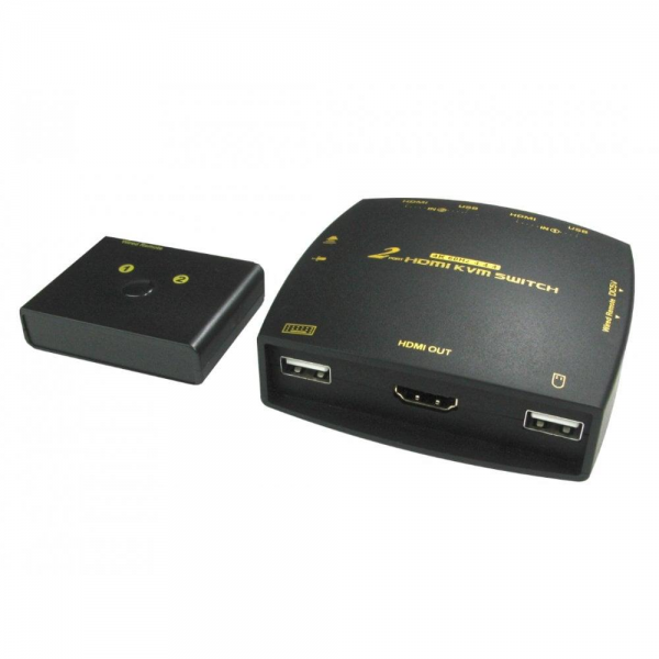 NEWlink 2 Port Dual Display HDMI USB KVM Sw... | Klikk Malta