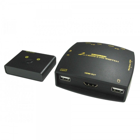 NEWlink 2 Port Dual Display HDMI USB KVM Sw... | Klikk Malta