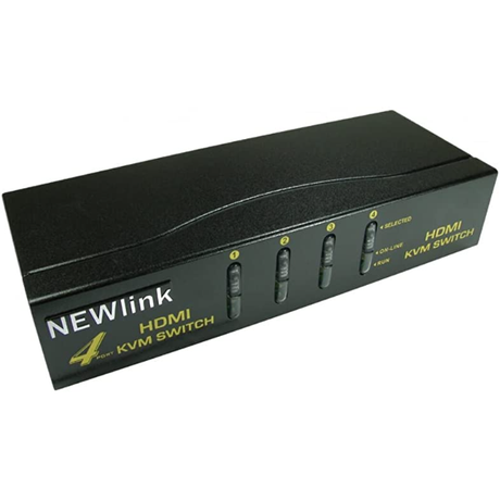 NEWlink 4 Port HDMI USB KVM Switch | Klikk Malta