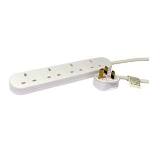 NEWlink 4-socket Power Strip 2m | Klikk Malta