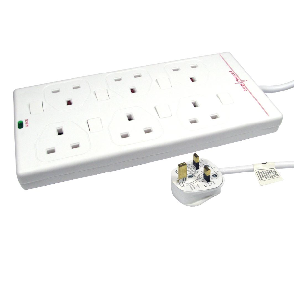 NEWlink 6-socket Surge Protected Power Stri... | Klikk Malta