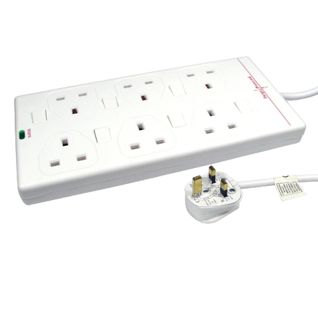 NEWlink 6-socket Surge Protected Power Stri... | Klikk Malta
