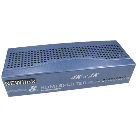 NEWlink HDMI 4K Ultra HD 8-Port Splitter wi... | Klikk Malta