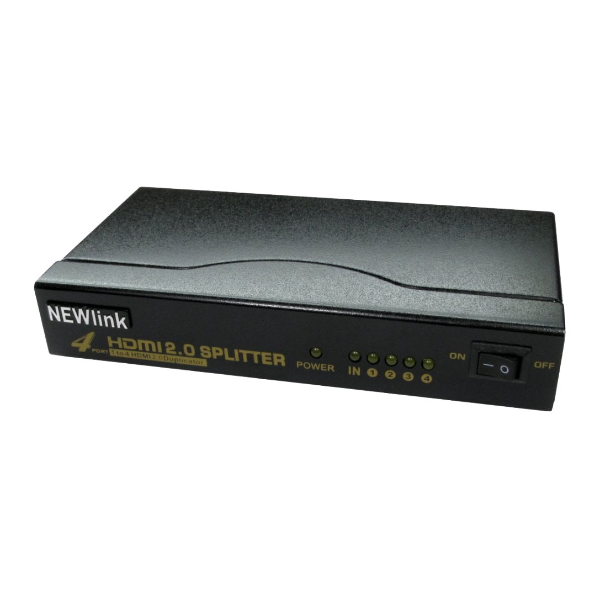 NEWlink HDMI v2 4-Port Splitter with Audio ... | Klikk Malta