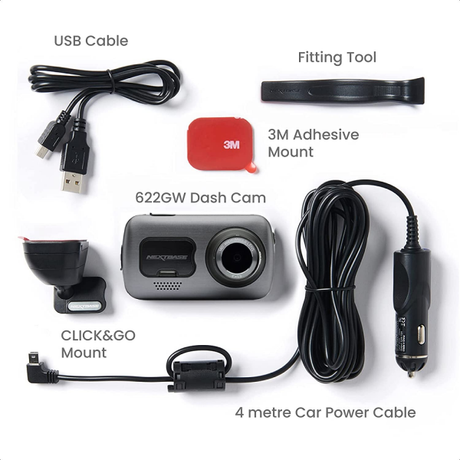 Nextbase 622GW 4K Ultra HD 140° GPS Front D... | Klikk Malta
