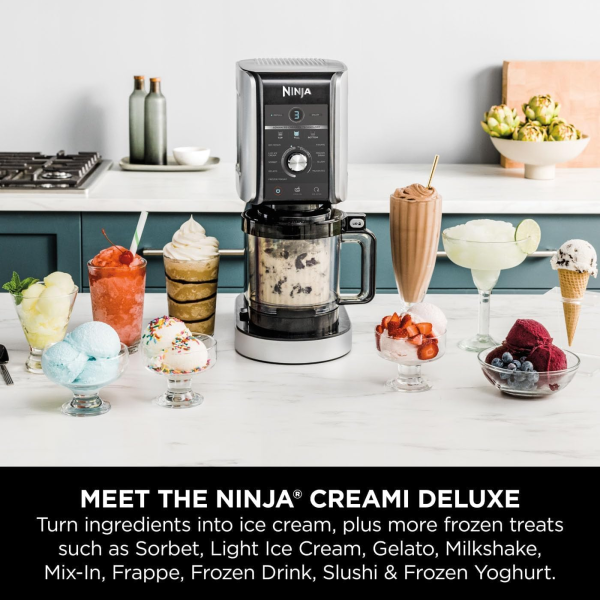 Ninja CREAMi Deluxe 10-in-1 Ice Cream & Slu... | Klikk Malta