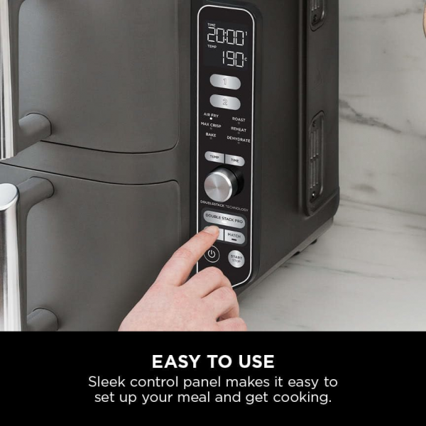 Ninja Double Stack XL SL400 2-Drawer Air Fryer | Klikk Malta