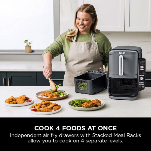 Ninja Double Stack XL SL400 2-Drawer Air Fryer | Klikk Malta