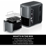Ninja Double Stack XL SL400 2-Drawer Air Fryer | Klikk Malta