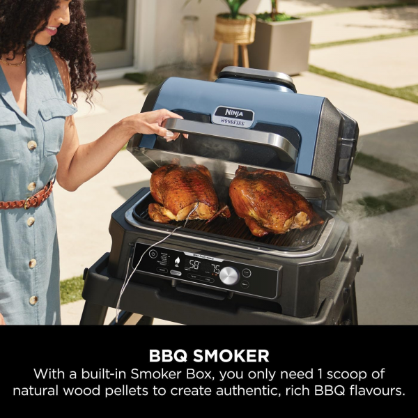 Ninja Woodfire Pro Connect XL Electric BBQ ... | Klikk Malta