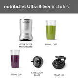 Nutribullet Ultra Smoothie Maker 1200W Silver | Klikk Malta