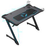 ONEX GD1200Z RGB Gaming Desk Black 1138x640... | Klikk Malta