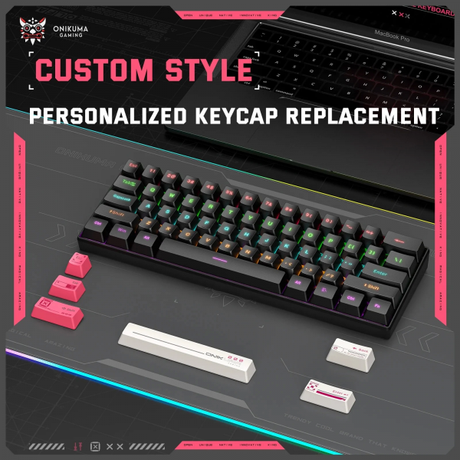 Onikuma G55 Wired Mechanical Keyboard Black | Klikk Malta