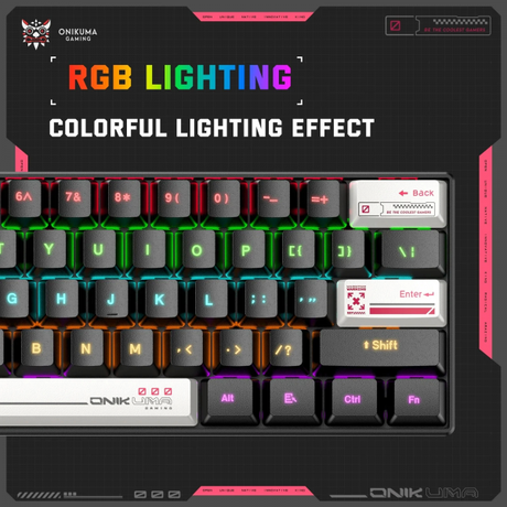 Onikuma G55 Wired Mechanical Keyboard Black | Klikk Malta