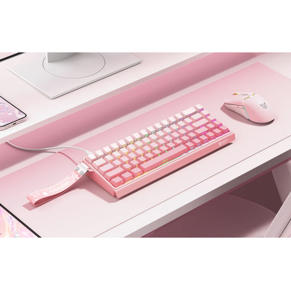 Onikuma G69 Mechanical Keyboard Pink | Klikk Malta