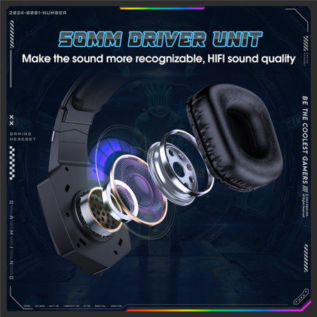 Onikuma GT806 Gaming Headphones Black | Klikk Malta