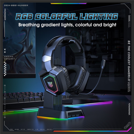 Onikuma GT806 Gaming Headphones Black | Klikk Malta