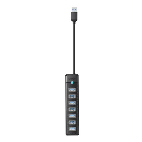 Orico PW7U USB to 7x USB 3.0 Hub Adapter Black | Klikk Malta