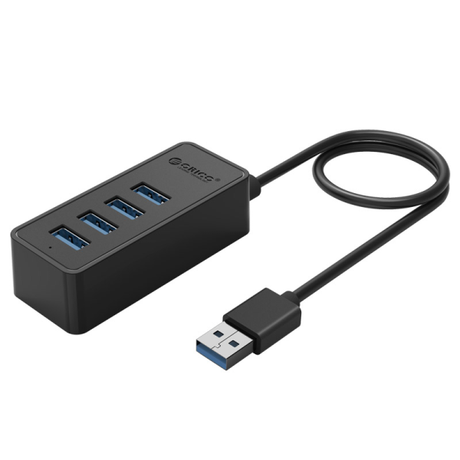 Orico USB to 4x USB 3.0 Hub Adapter Black | Klikk Malta