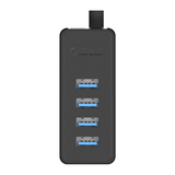 Orico USB to 4x USB 3.0 Hub Adapter Black | Klikk Malta
