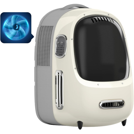 PETKIT Breezy2 Pet Travel Backpack Cream White | Klikk Malta