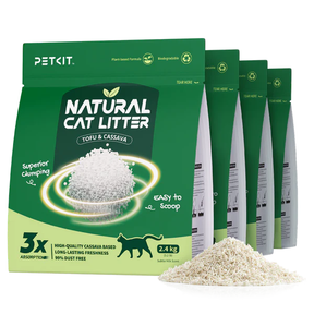PETKIT Natural Cat Litter Bag 2.4kg 4-pack | Klikk Malta