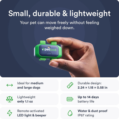 Petloc8 Pet Tracker + 1 year subscription | Klikk Malta