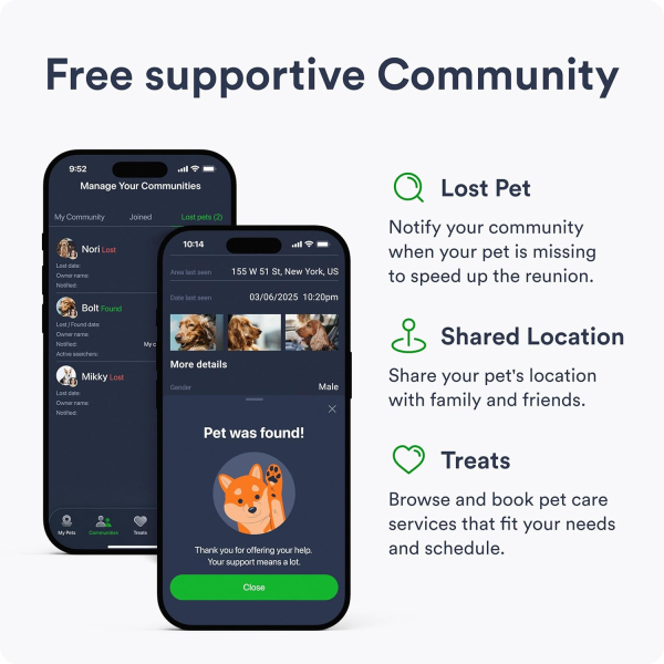 Petloc8 Pet Tracker + 2 years subscription | Klikk Malta