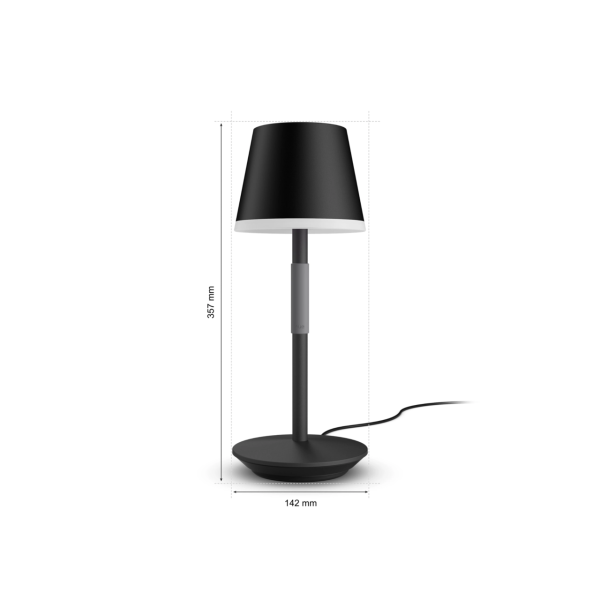 Philips Hue Go Portable Table Lamp Black UK | Klikk Malta