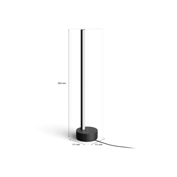 Philips Hue Signe Gradient Table Lamp UK Black | Klikk Malta