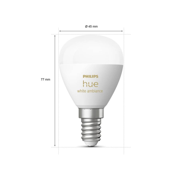 Philips Hue White Ambiance 5.1W Luster E14 ... | Klikk Malta