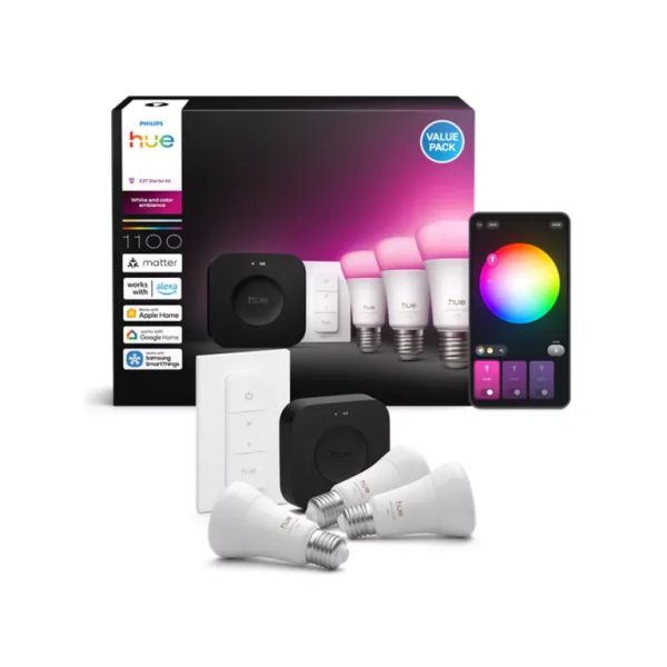 Philips Hue White+Colour Ambiance A60 E27 3... | Klikk Malta