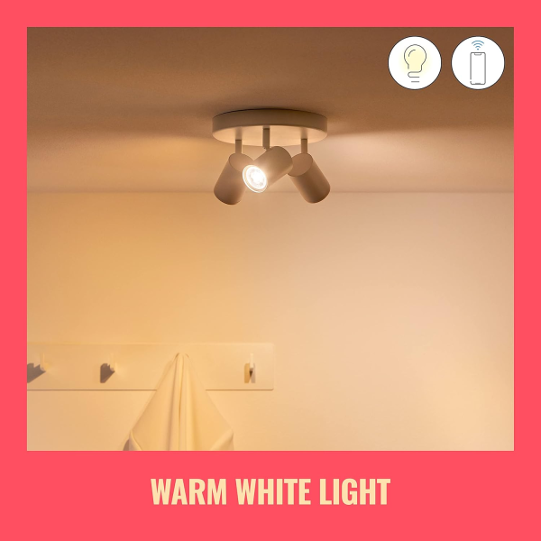 Philips WiZ 50W GU10 Glass RGB Smart Bulb 1... | Klikk Malta