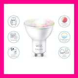 Philips WiZ 50W GU10 Glass RGB Smart Bulb 2... | Klikk Malta