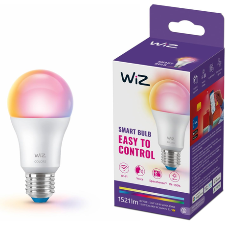 Philips WiZ A60 100W E27 RGB Smart Bulb 1-pack | Klikk Malta
