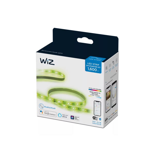 Philips WiZ Smart RGB LED Strip 2m 1600lm S... | Klikk Malta