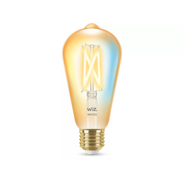 Philips WiZ ST64 50W E27 Amber Filament Tun... | Klikk Malta