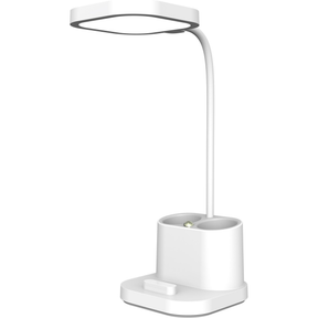 Platinet Desk Lamp LED Pen Holder 4W White | Klikk Malta