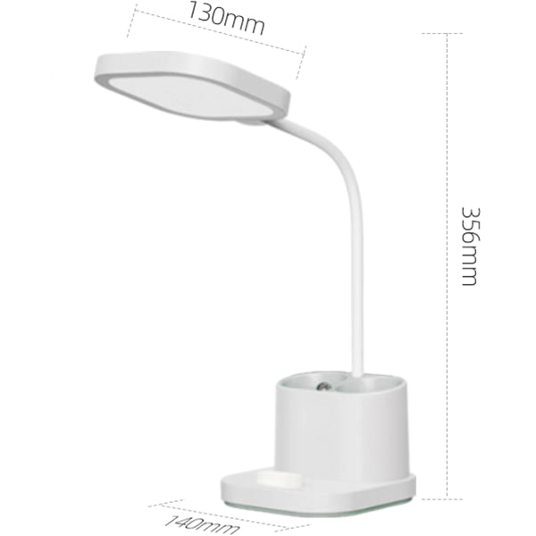 Platinet Desk Lamp LED Pen Holder 4W White | Klikk Malta
